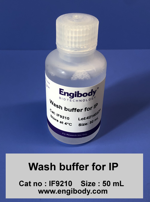 Wash buffer for IP