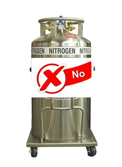 liquid nitrogen tank